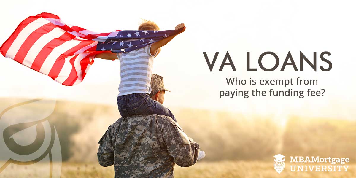 Who is Exempt from the VA Funding Fee